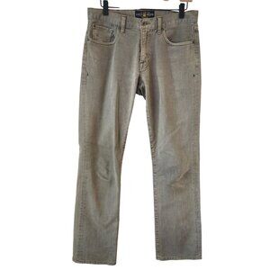 Lucky Brand Olive Green 221 Original Straight Jeans Classic Men's 30x32